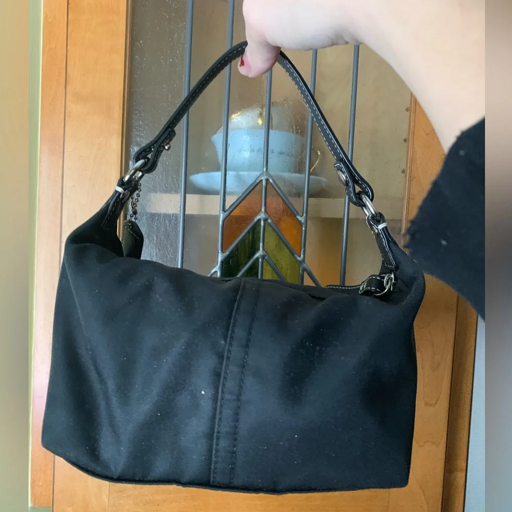 Coach Nylon mini bag contrast stitching - Picture 3 of 8